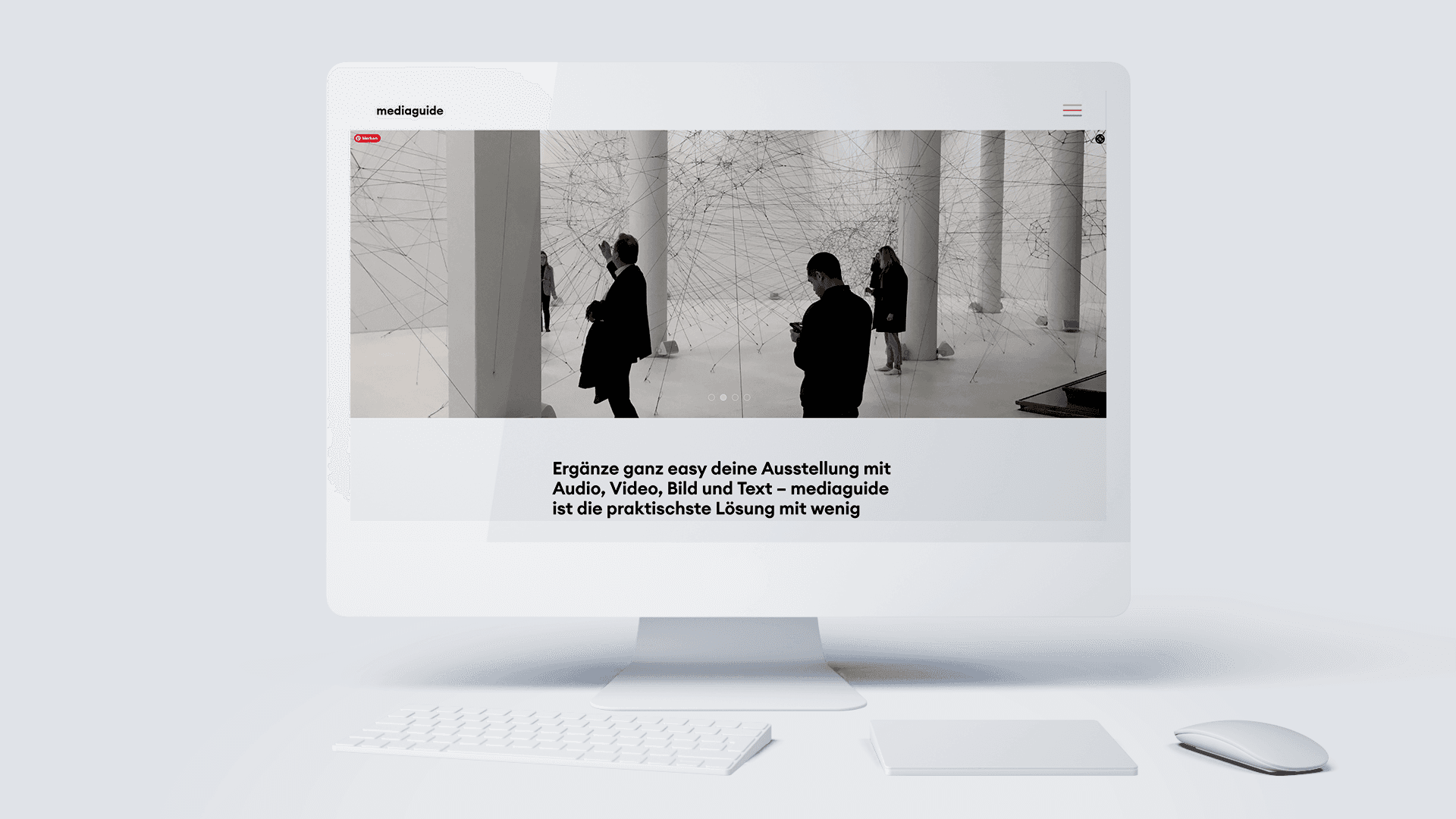 Webseite - Mediaguide - Desktop Ansicht
